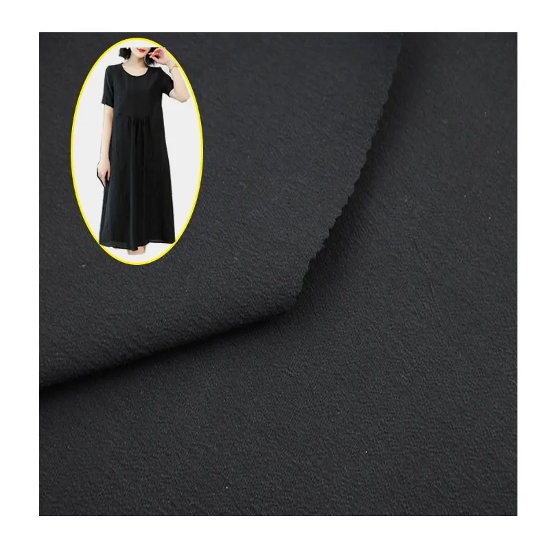 Фабрика в Китае, оптовая продажа, хлопчатобумажная, спандексовая поплин, креп-ткань для женских платьев и других материалов одежды