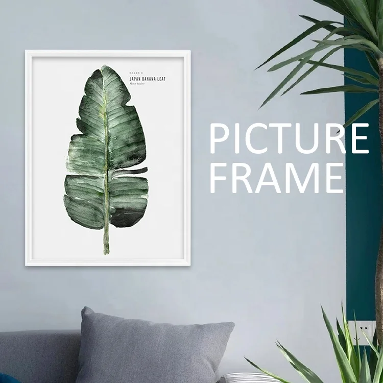 Custom Sized A1 A2 A3 A4 A5 Plastic Black Framed Sublimation Art Picture Photo Wall Poster Frames For Display Hanging