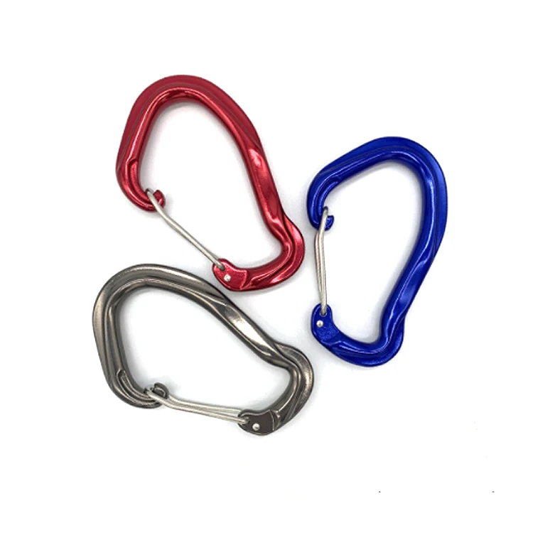 JRSGS Carabiner Clips Aluminium Snap Hook 12KN Customized the LOGO S7809S