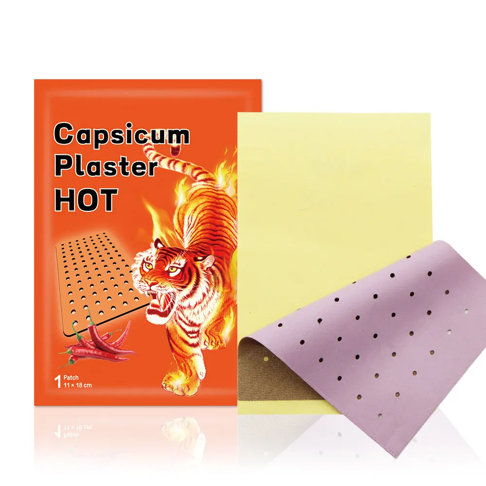 New products CE wholesale Pain Patch Herbal Capsicum Tiger Plaster self heating  patch ointment Plaster
