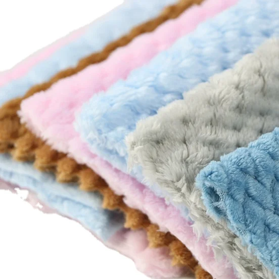 100% polyester jacquard flannel fabric fleece velvet fabric for home textile blanket