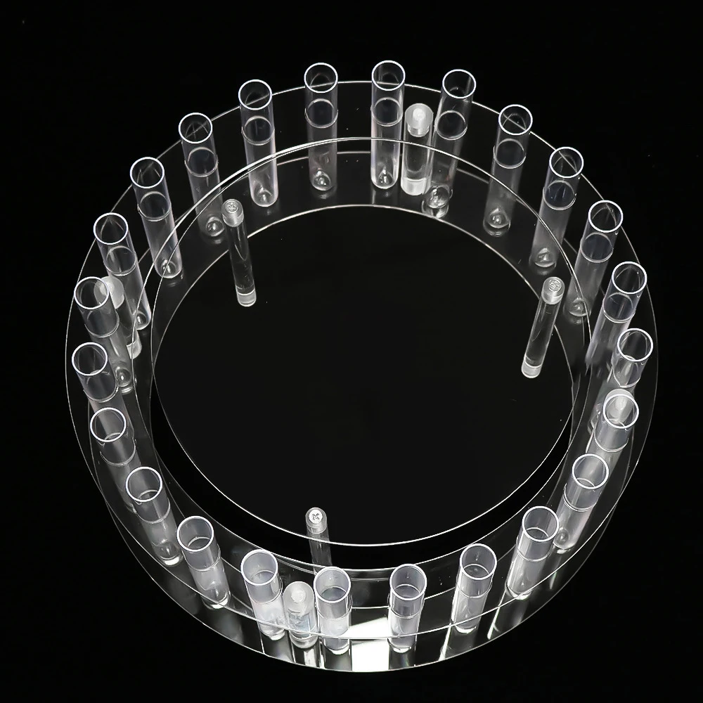 Gaojian Hot Selling Custom Wedding Acrylic Square Dessert Flower Stand Cake Stand For Wedding  Party Decorations