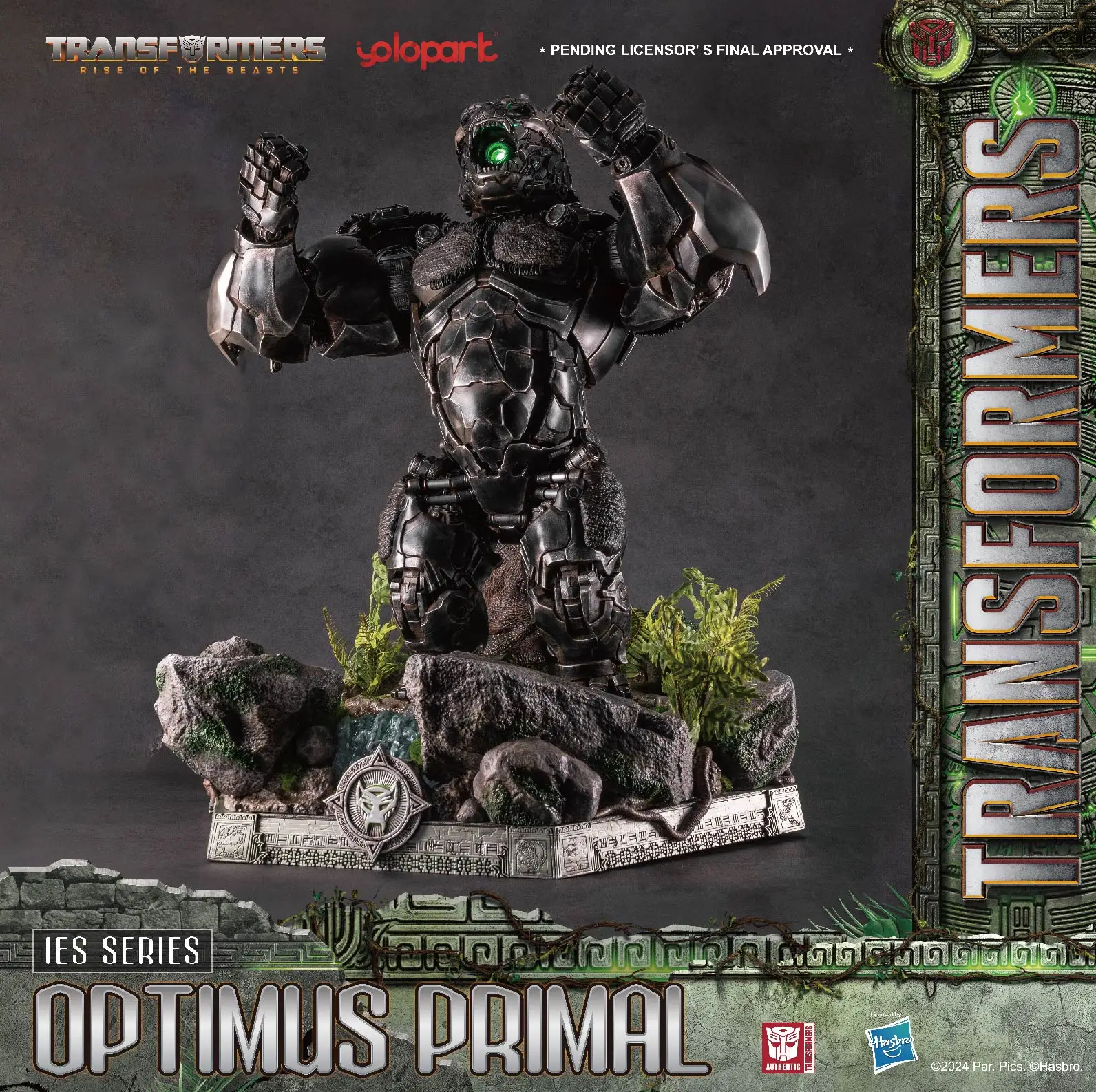 Transformers: Rise of the Beasts IES Series 62cm Optimus Primal - Deluxe Version