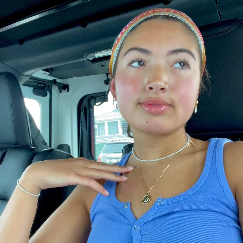 Bohemian Summer Jewelry Seed Bead Choker Necklaces Handmade Fashion Multicolored Rainbow Beaded Necklace For Gift