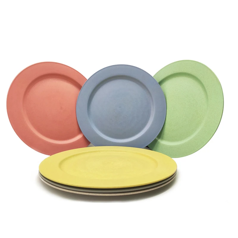 Restaurant tableware round wholesale solid color buffet plastic plate chargers for dinner plates