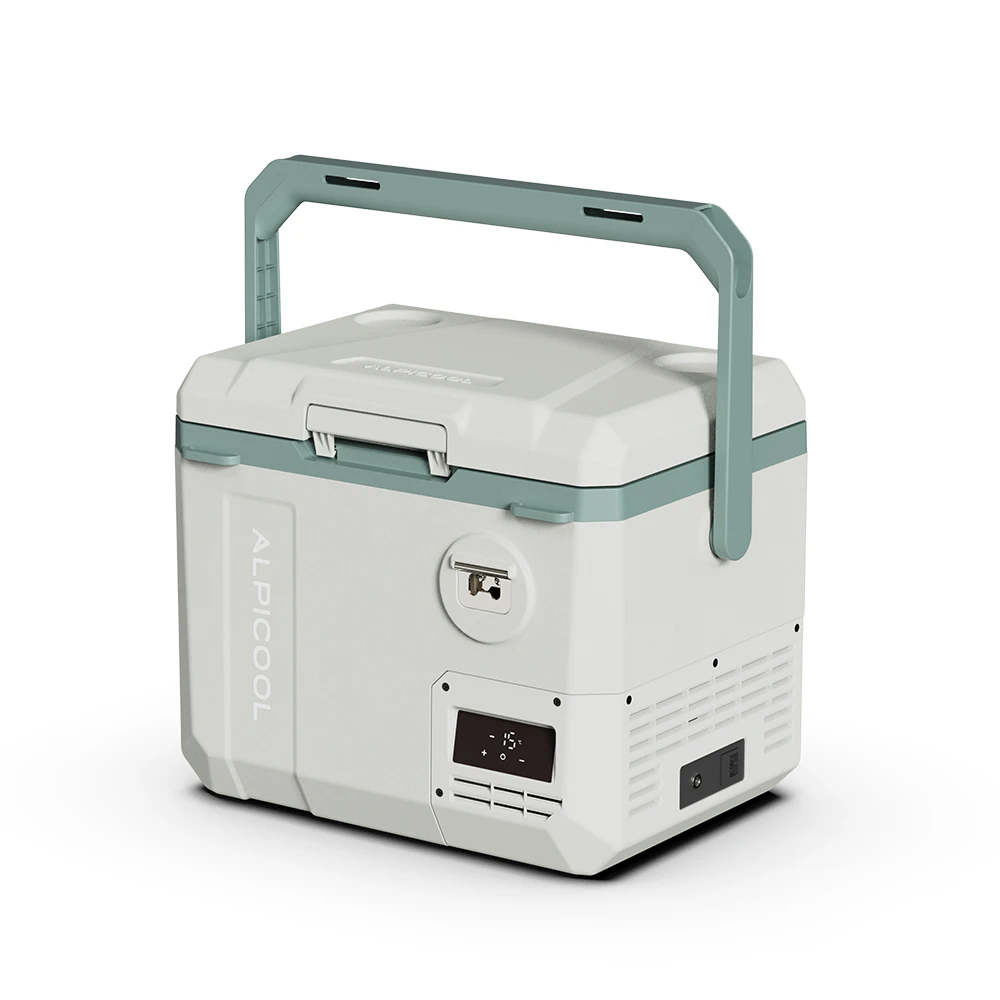 Alpicool MC15 Dual-zone 12 Volt Electric Cooler Box Skincare Mini Fridge Outdoor Camping Portable Mini Freezer Refrigerator