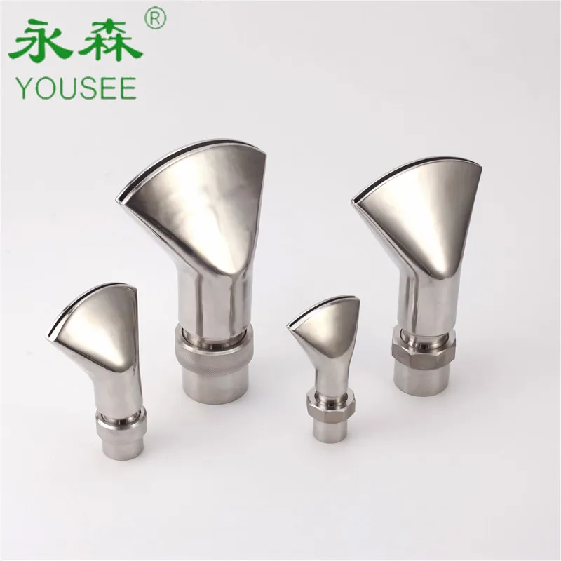 YOUSEE Female Thread Stainless Steel 304 Fan-shaped nozzle for fountain
