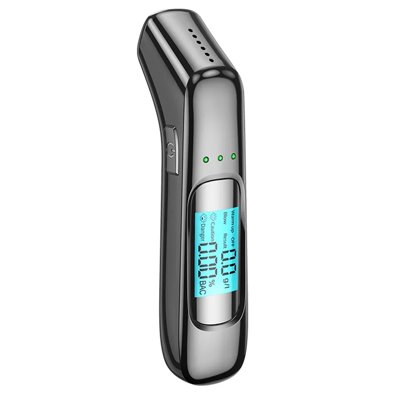 Портативная usb-перезаряжаемая бесконтактные высокой точности Бесконтактное светодиодный экран цифровой дисплей Тестер спирта