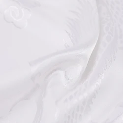 Chinese silk hot selling custom dyeable jacquard satin brocade silk dragon fabric