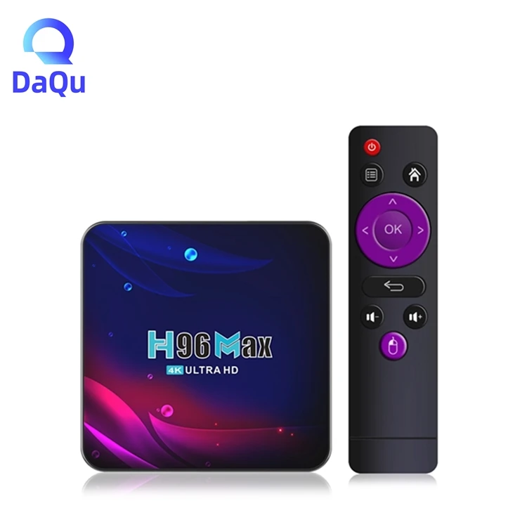 Wholesale Price Android 11 TV Box H96 MAX V11 RK3318 Chip 5G Dual WiFi 2G 4G RAM Quad Core 4K Set-top Box H96 Max V11 Player