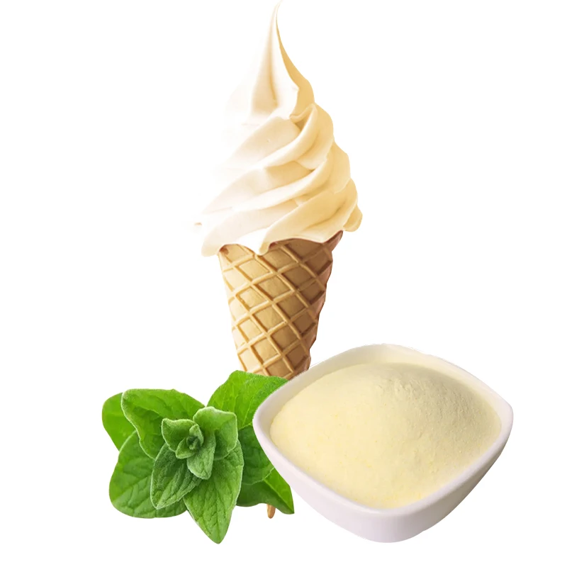 Vanilla Ice-Cream-Powder Halal Soft Serve Ice Cream Powder Bulk Ice Cream Mix McDonald Soft Serve Style