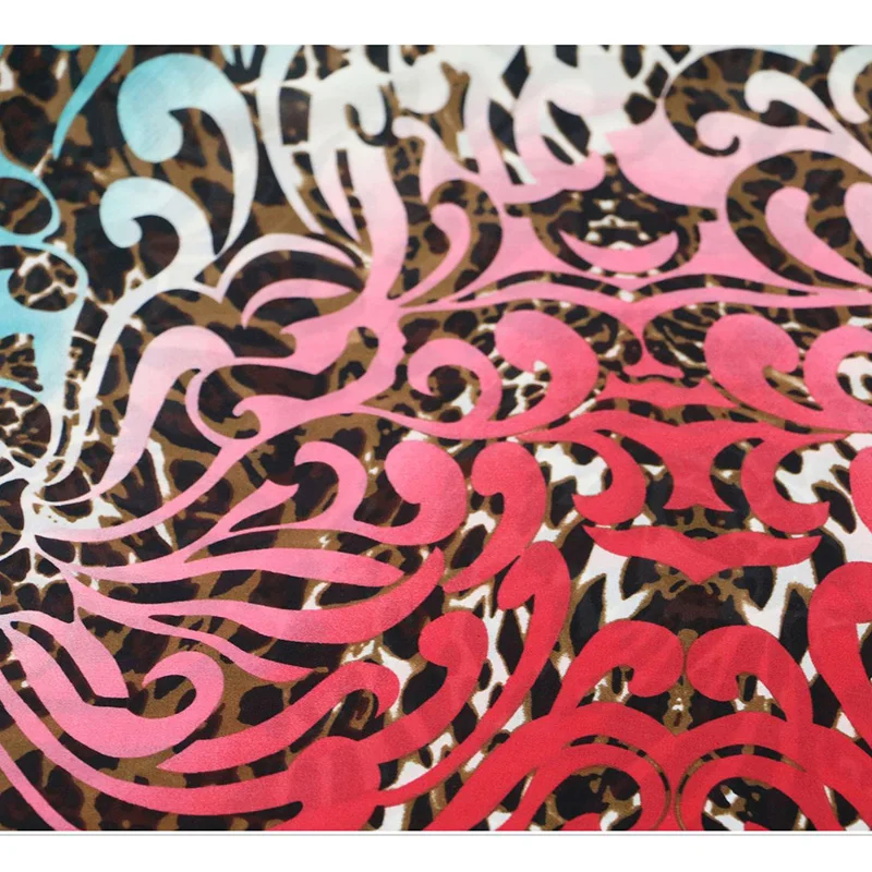 Soft Hand Feel High Twist Chiffon Dress Printed Polyester Chiffon Fabric