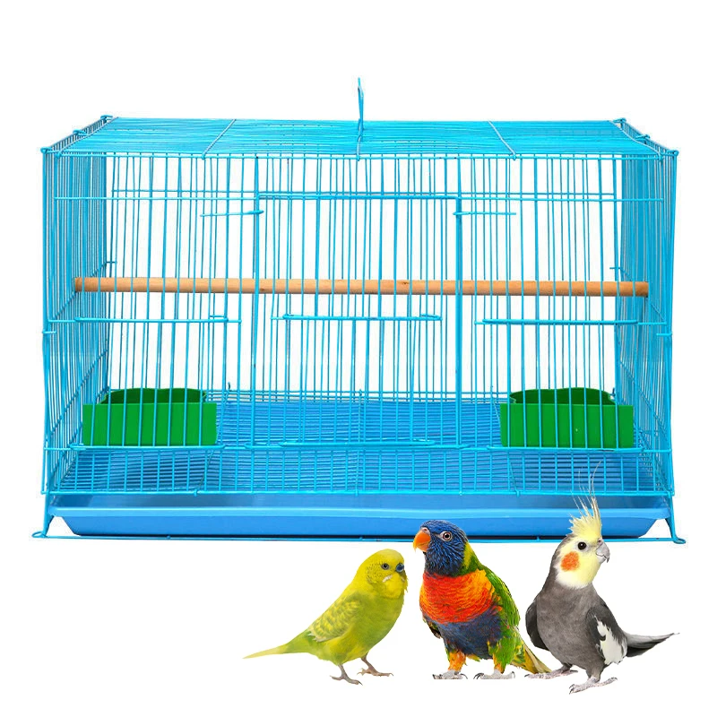 2023 New Style metal luxury stainless steel iron large parrot breeding bird cage big large