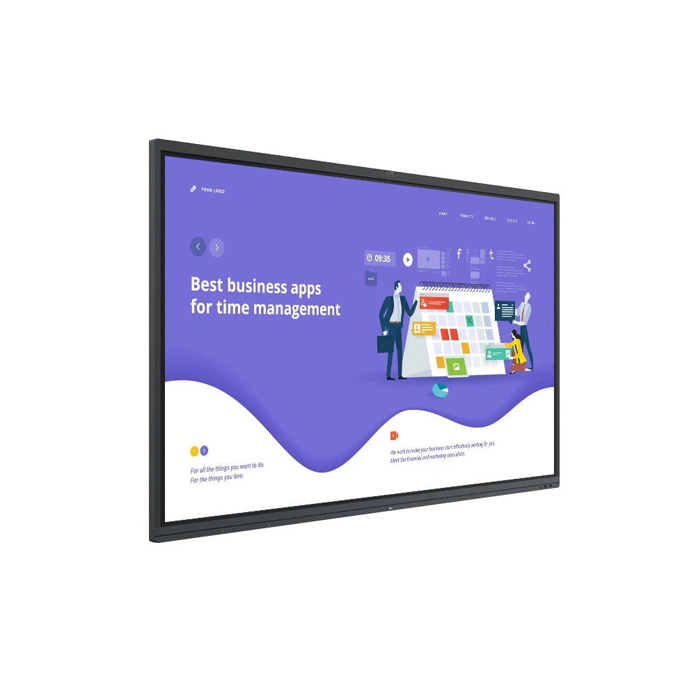  86 inch Ultra HD display Interactive Smart Whiteboard Infrared Multi Touch Screen Panel screen