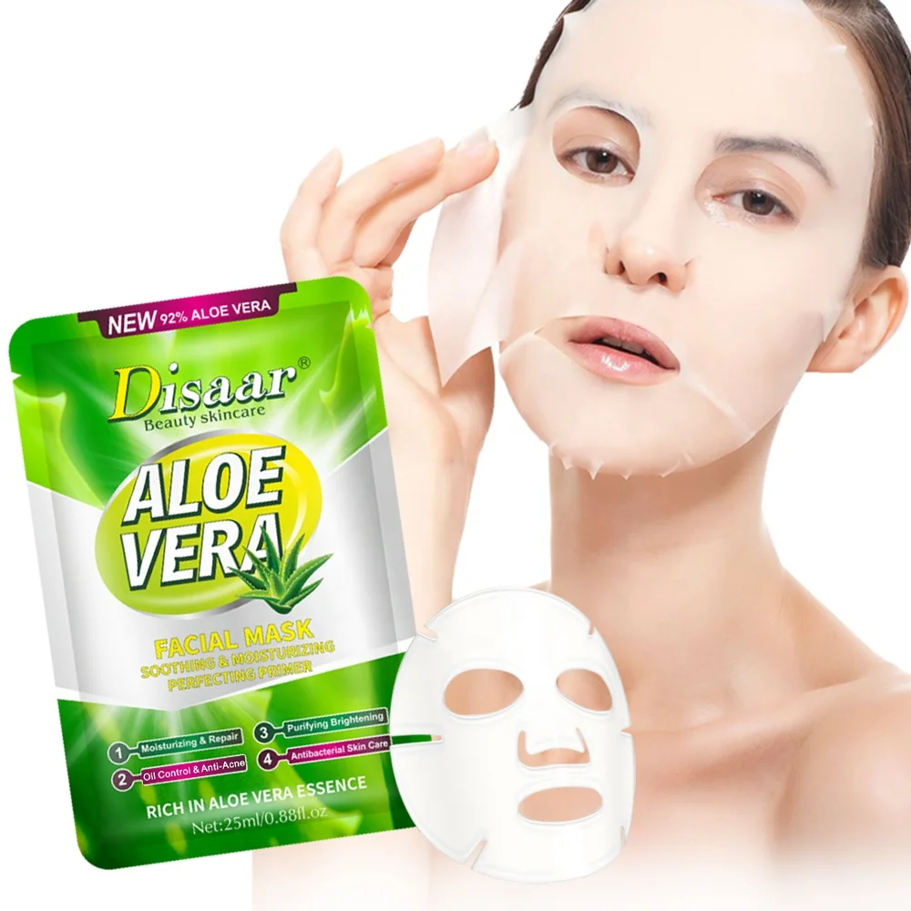 new organic 92% aloe vera facial mask skin care moisturizing face mask