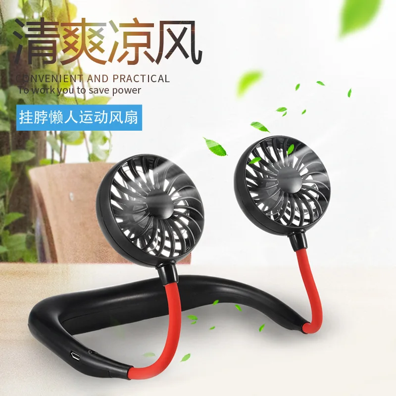Mini Neck Fans Air Conditioner Usb Hand Electric Rechargeable Cooling Foldable Personal Cheap Portable Fan