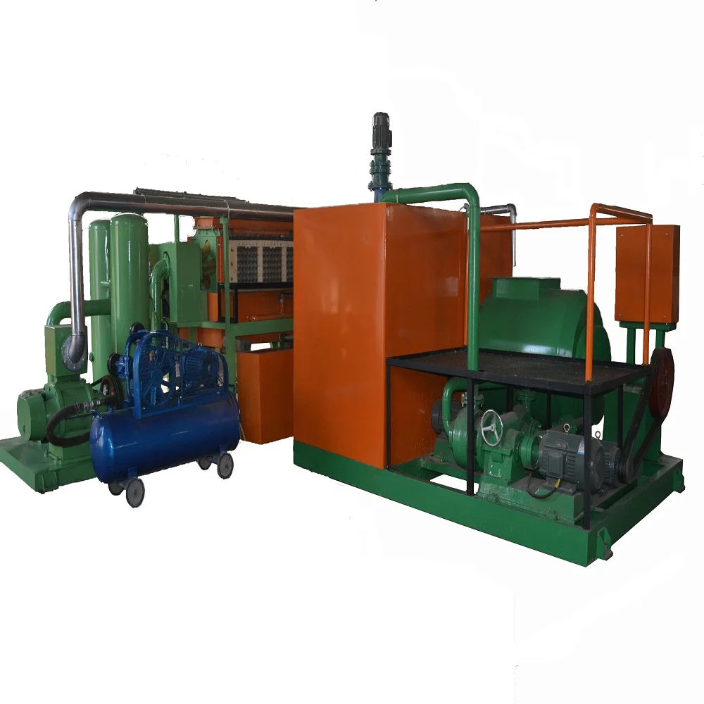1300pcs per hour capacity High quality semi-auto pulp molding machines making egg tray india