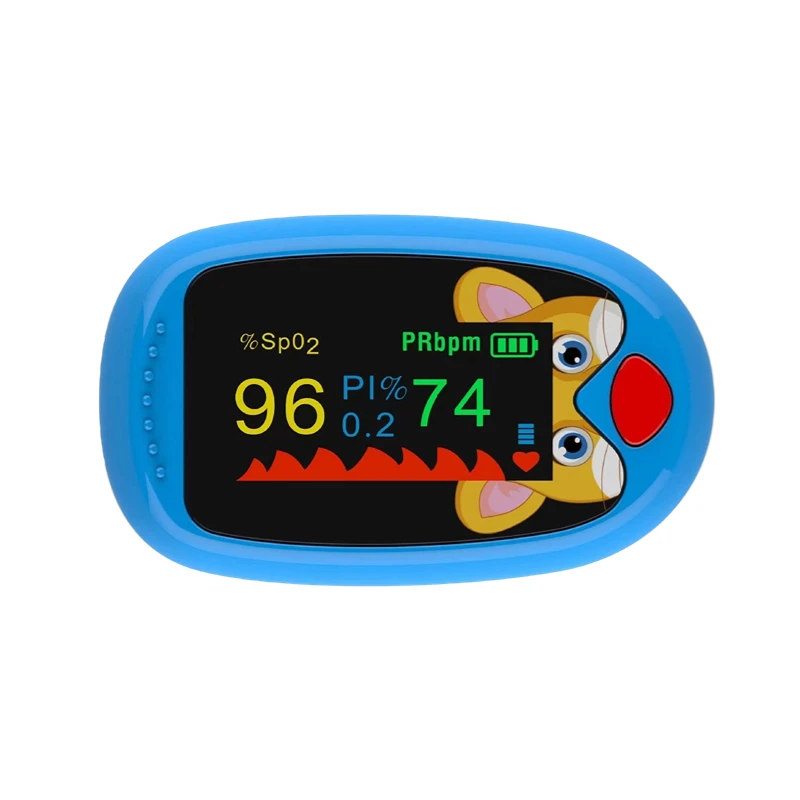 Household Medical Device TFT Rechargeable Baby Child Fingertip Pulse Oximeter Of Fingertip