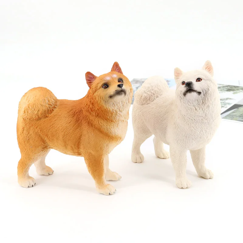 Wholesale Solid PVC Simulation Statue Model Animal Figures Dog Figures Animal Figurines Toys