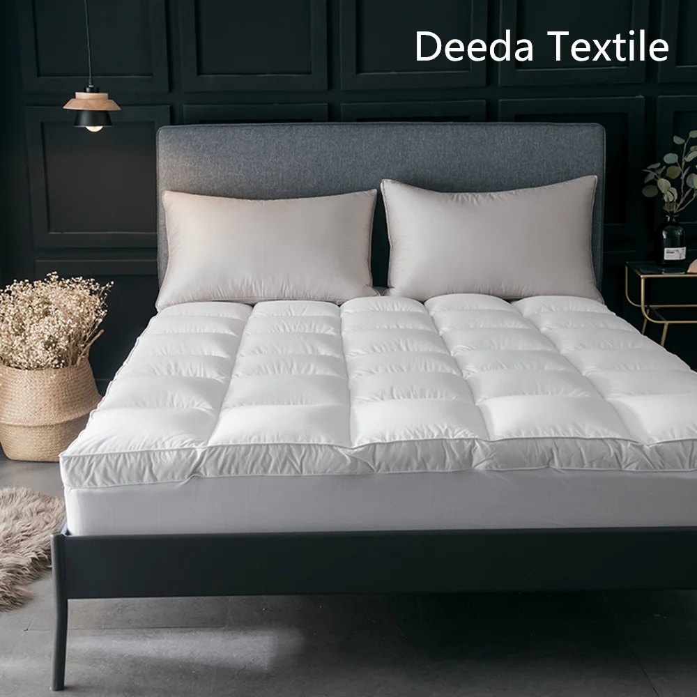 Deeda factory down feather mattress topper queen size on sale