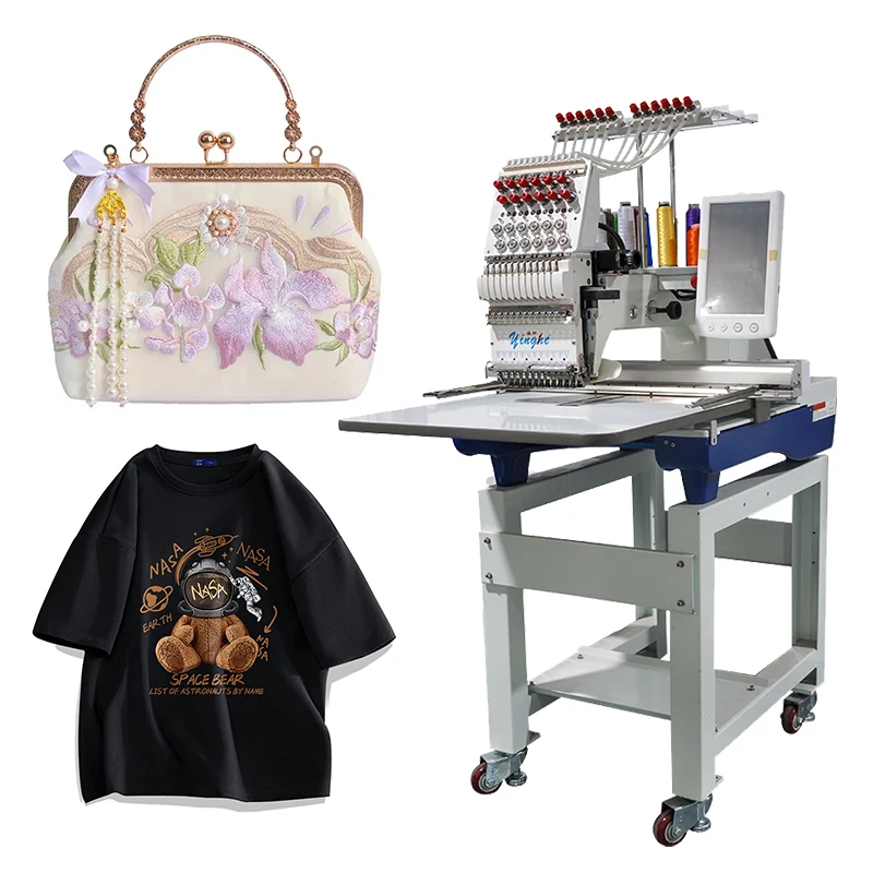 YH-1201 дизайны вышивки 12 видов цветов машины