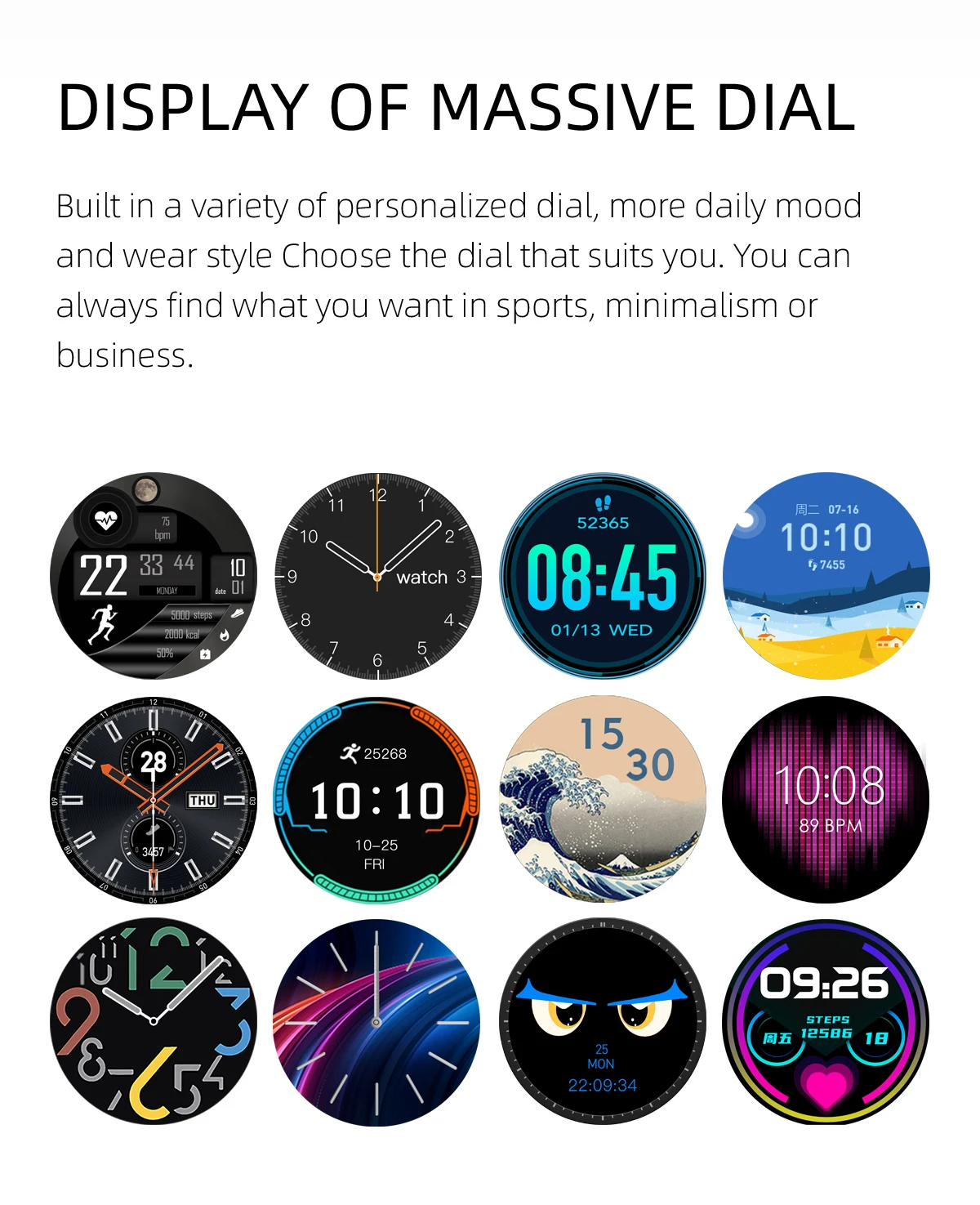Nanway 2023 Hot Selling Smart Watch Full Touch Screen intelligent Multi-sports Modes Tracker Smart Watch