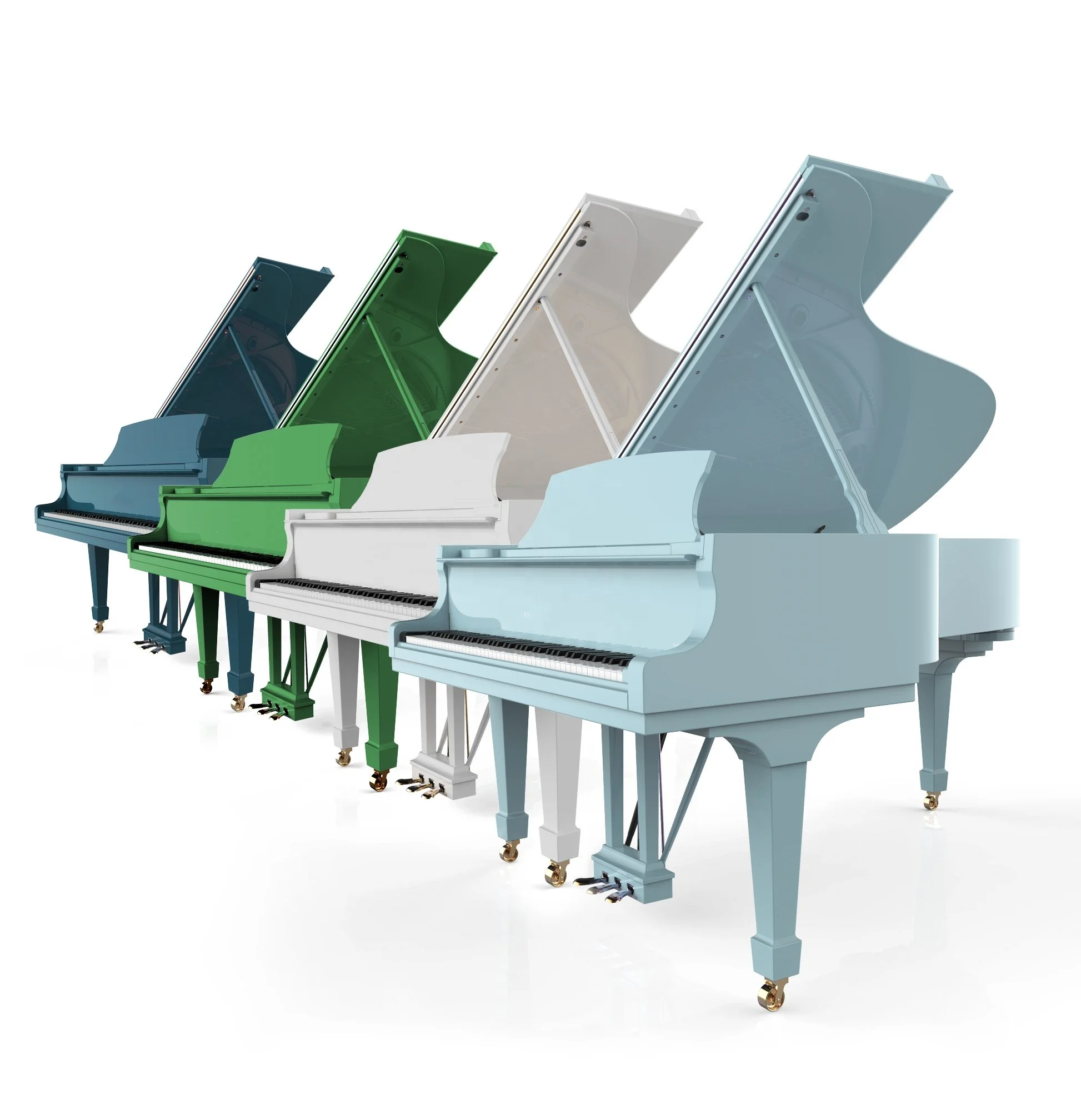 self pianodisk playing string grand piano string grand piano with USA disc