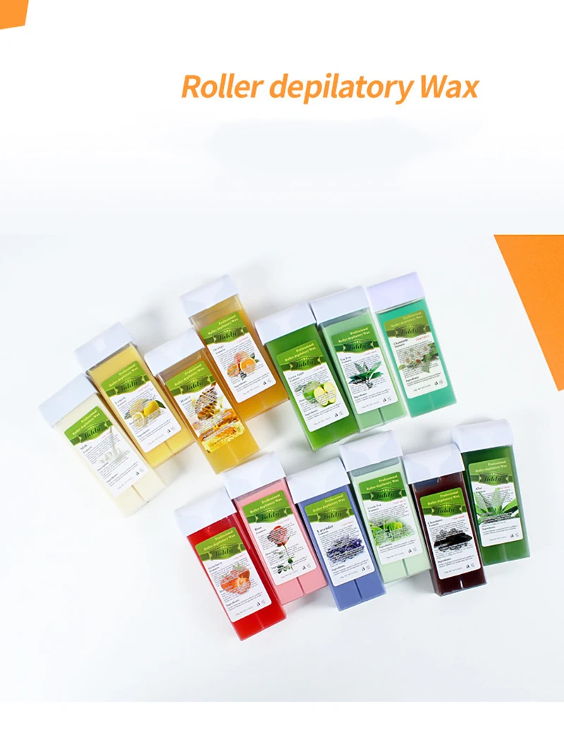 Tiktok Hot Selling Tender Smooth Skin Bringing Portable Easier to be Washed Away Roller depilatory Wax