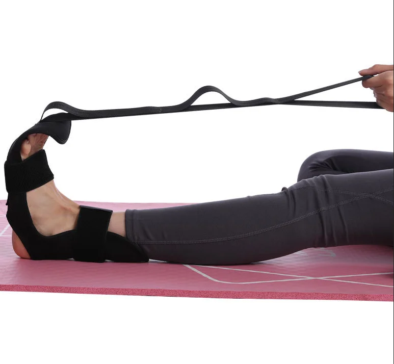 Эластичный ремень для йоги, растягивающийся ремень для ног с петлями, гимнастический растягивающийся ремень для тренировок