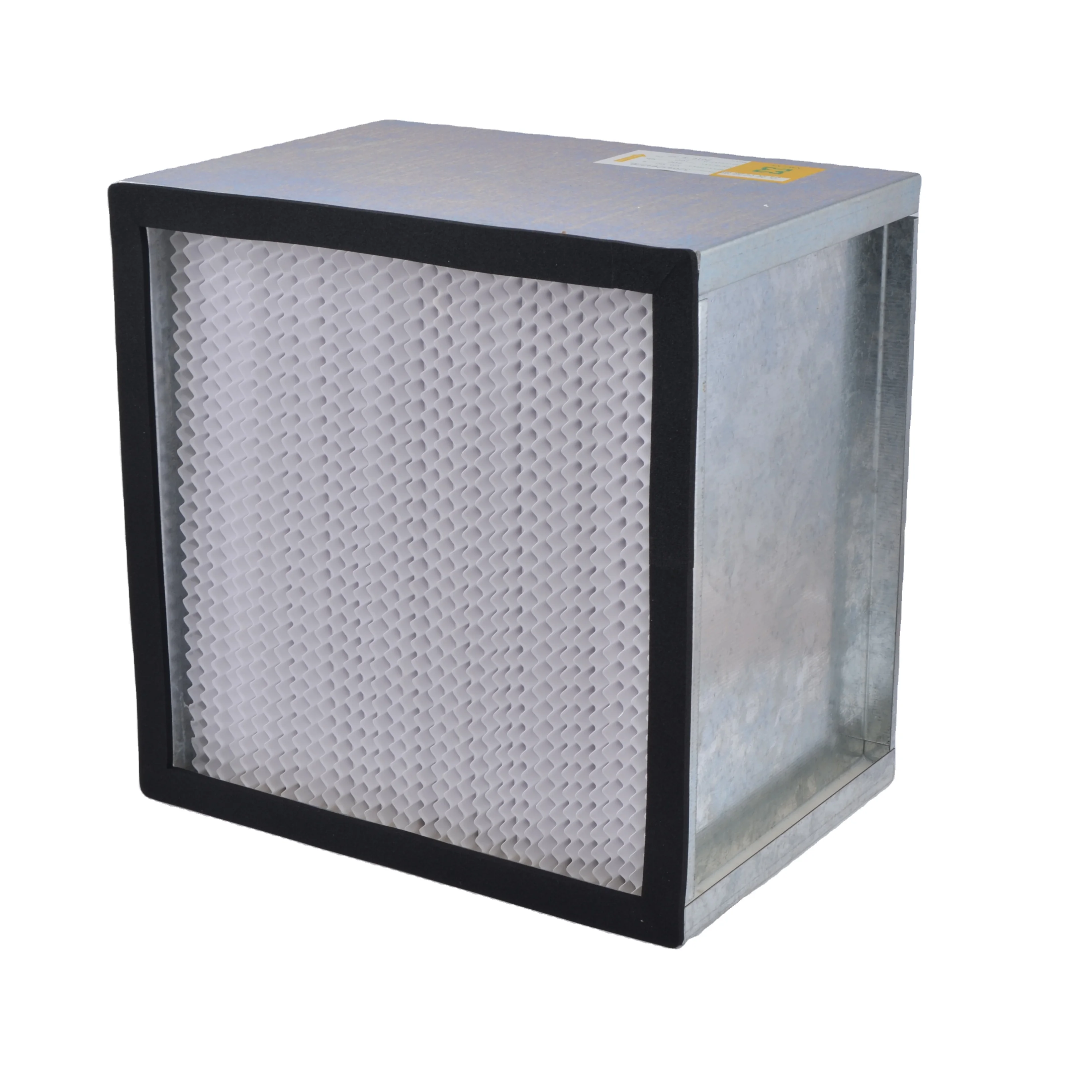 China manufacturer direct selling high efficiency partition air filter for HEPA system pleated air purifier replacement