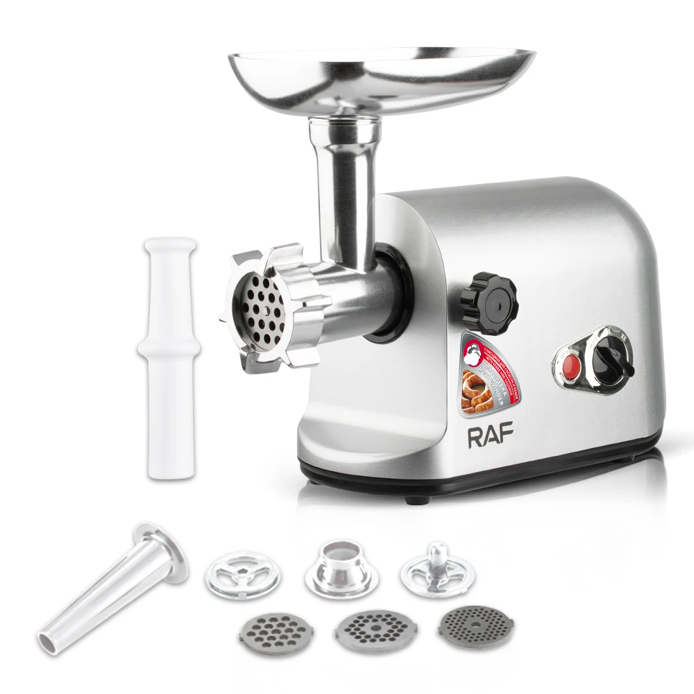 RAF Upgrade Multi-function Commercial High Power Meat Grinder Self Sharpening Blade Electric Meat Grinder