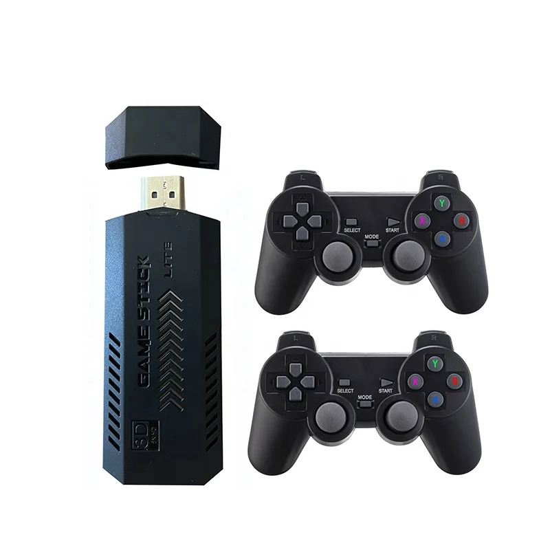 Classic Game Stick M10 X2 Game Player 4K Video 64GB 35500 128GB 41800 TV 2.4G Controller For PSP/N64/PS1 GD10