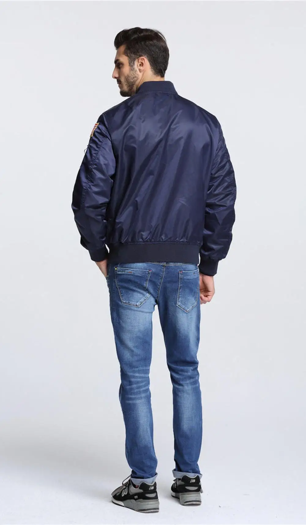 Custom Aviator Bomber Wholesale Fashion 2023 Men Winter Jacket From Clothing Manufacturers