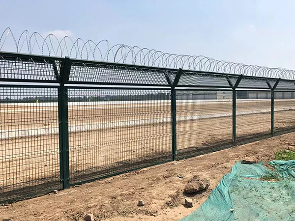 
Quality materials temporary high speed guardrail Iron frame fence 