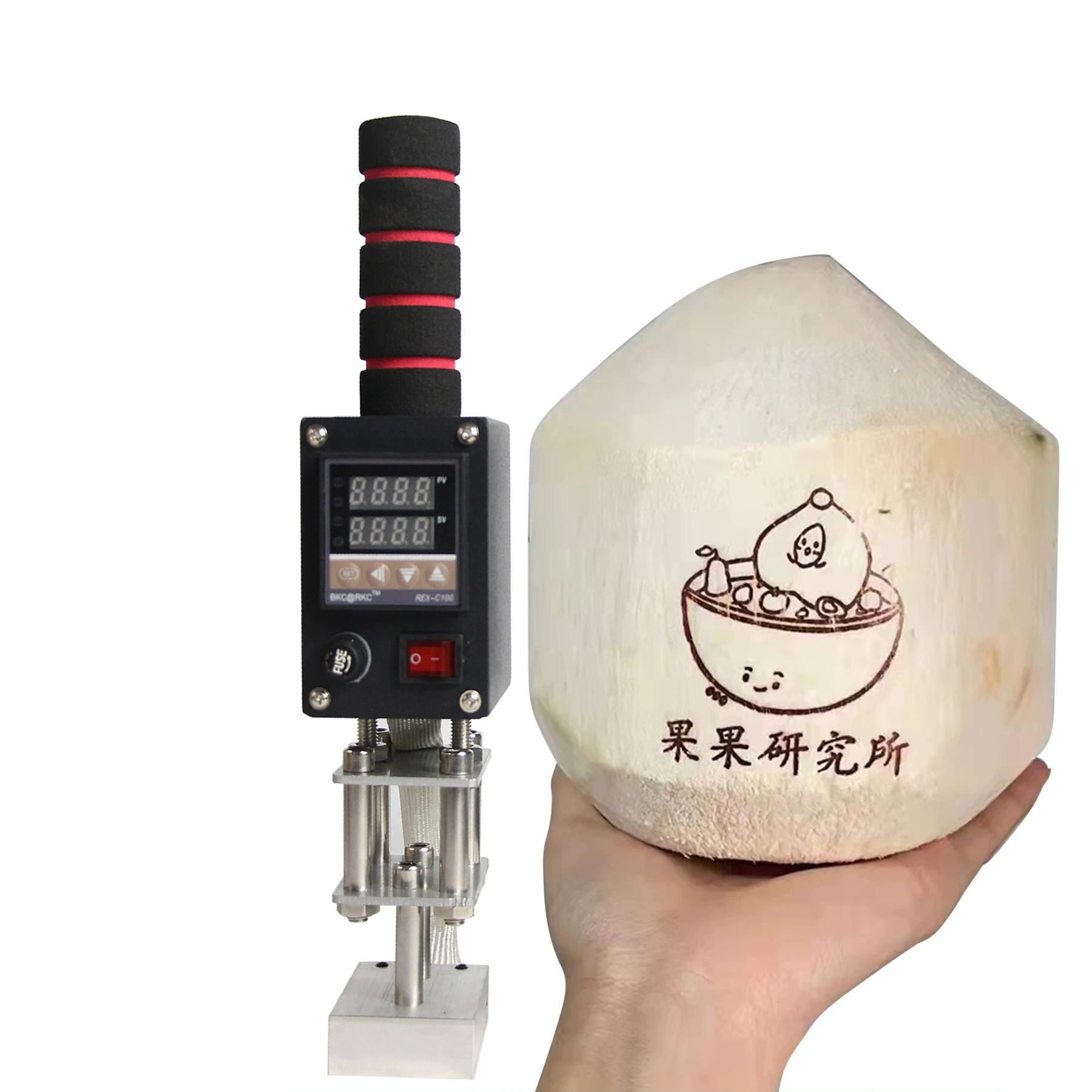 Машина для изготовления кокосов машина горячего тиснения фольги дерева