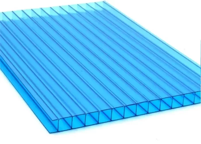 Factory Price Polycarbonate Sun Shades Transparent Plastic Polycarbonate Hollow Sheet For Balcony Roof Cover