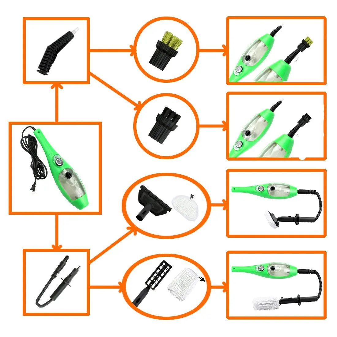 5 In One Steam mops cleaner 1300W/ steam mop cleaner /portable high pressure water jet cleaner high pressure cleaner X5  mop