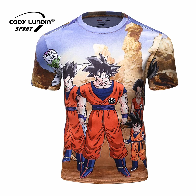 Cody Lundin аниме одежда Goku Vegeta 3D Аниме футболки