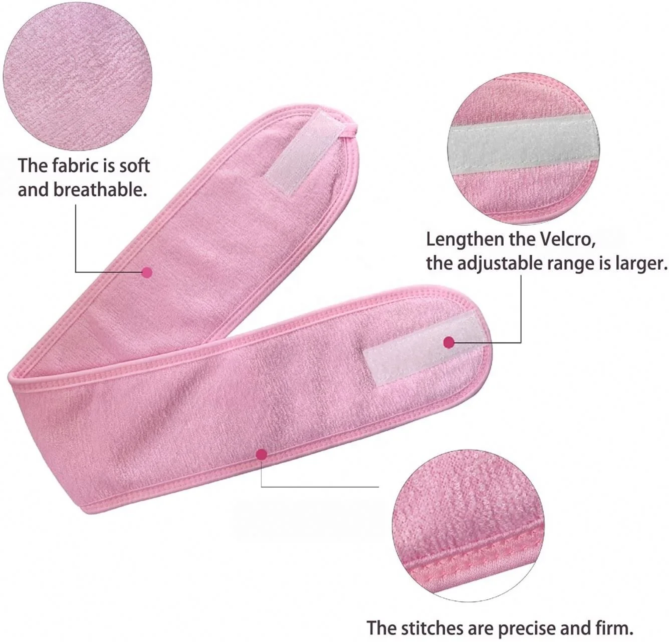 Spa Headband Bath Sport Yoga Wholesale Custom Logo Europe America Makeup Headband