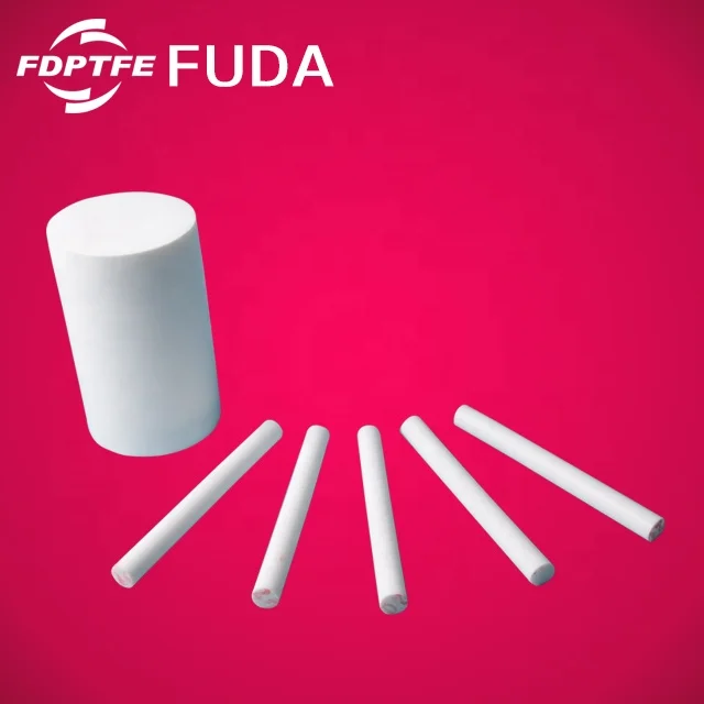FUDA modified ptfe taflon ptfe raw material carbon filled graphite rod with more abrasion performance