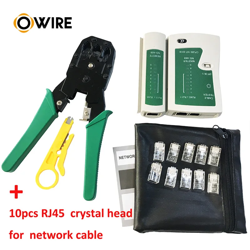  Щипцы для обжима сетевых кабелей профессиональный тестер RJ45 RJ11 RJ12 CAT5 UTP