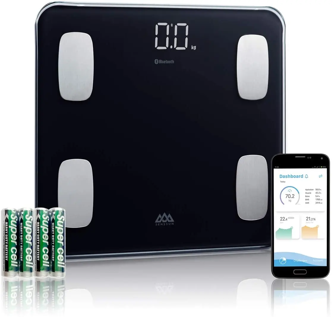 CAMRY Household 180kg Professional Digital Personal Bmi Smart Weight Body Fat Electronic Weighing Scales With App
