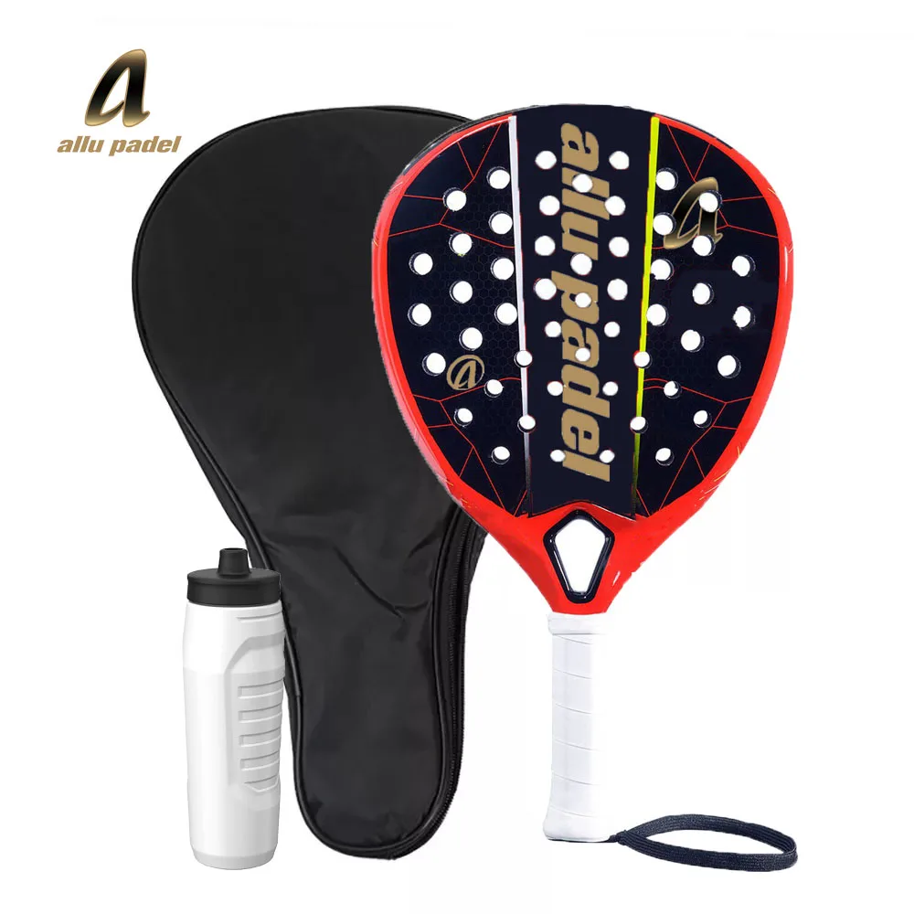 OEM/ODM custom logo carbon fiber palas de paddle padel bat rackets