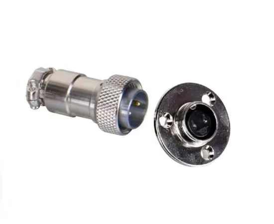 Straight Screw 16m Connector Metal Gx16 Female Aviation 2pin Gx16 Connectors