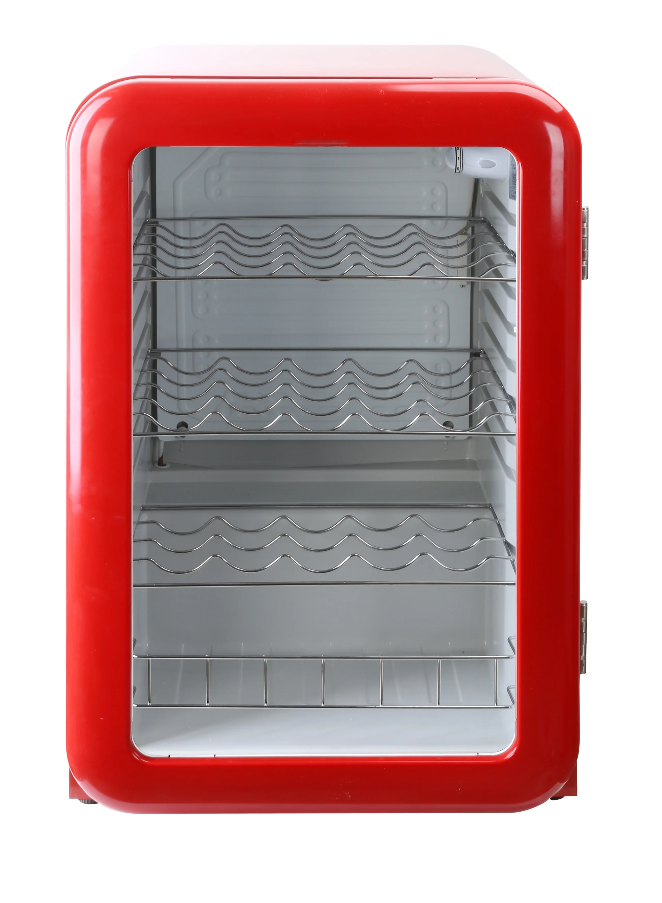 115L glass door wine cooler retro fridge