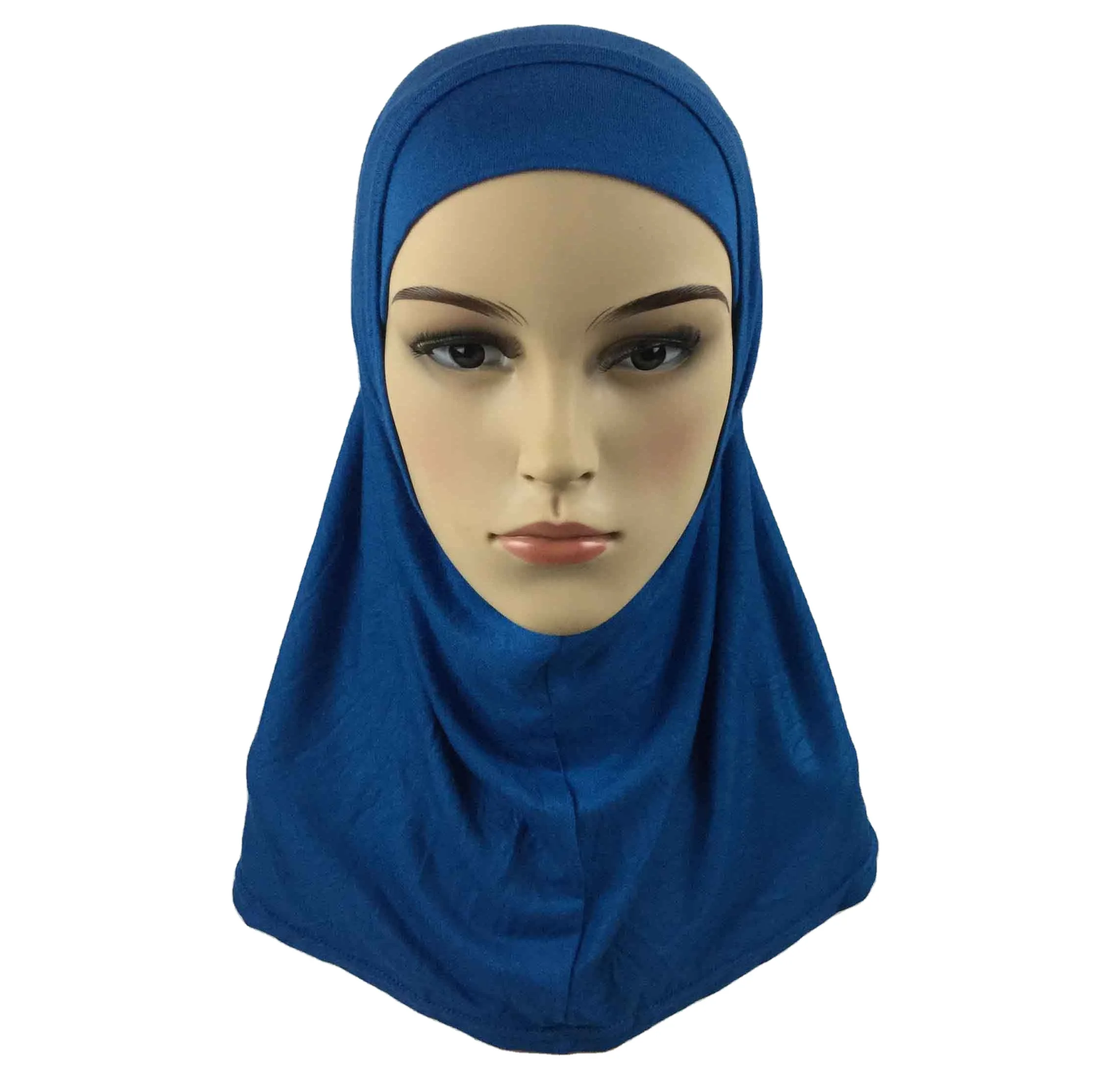 2021 abaya scarf  kids hijab cotton loop turkish plain instant hijab solid colorscarves & shawls kids