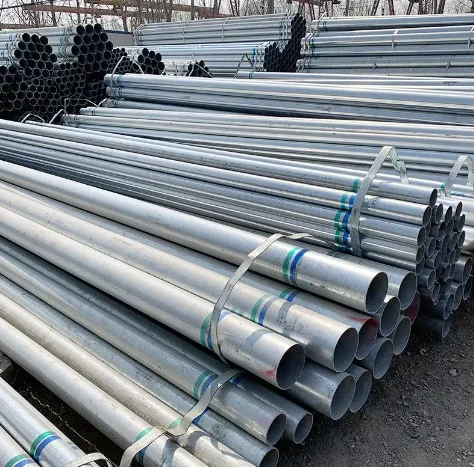 BS1387 Hot Dipped Galvanized Steel Pipe SGCC/SGCD/SECC Pre Galvanized Steel Pipe for Construction
