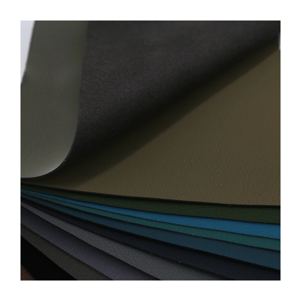 Hot sale high quality Multicolor Waterproof microfiber PU Synthetic Leather For making Shoe Upper
