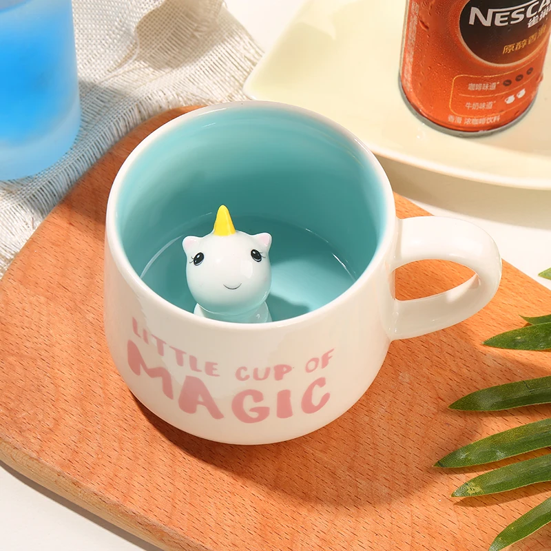 Hot-selling 350ml For Home Office Small Cute Ceramic Mug Animal Ceramic Coffee Cups