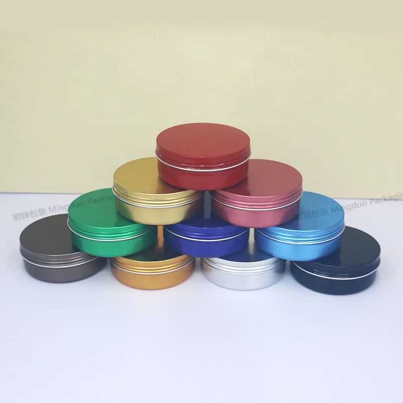 90g 3oz Wholesale Matt Surface Hair Styling Wax Jar Face Body Scrub Container with Lid